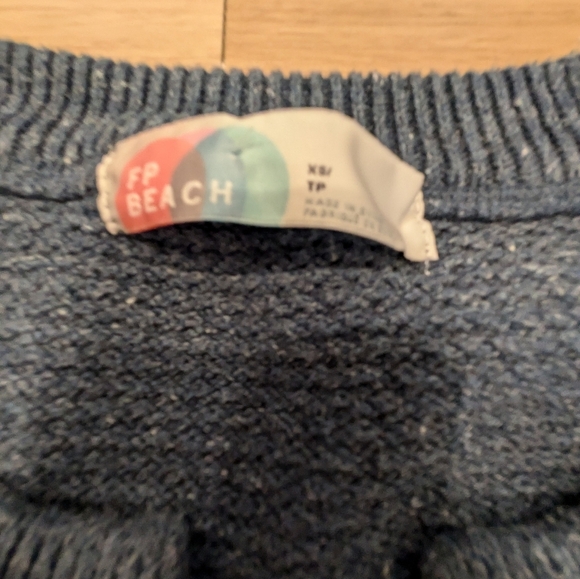 FP Beach Blue Hallie Knitted Set - Size XS - Picture 3 of 10